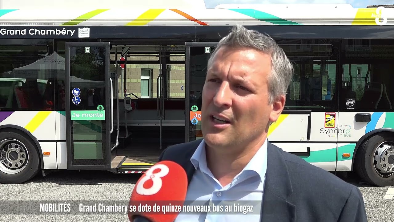 Grand Chambéry se dote de quinze nouveaux bus au biogaz