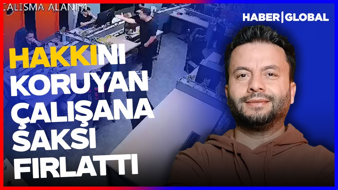 Ünlü Yayıncı Hakkı Alkan Çalışanına Saksı Fırlattı!