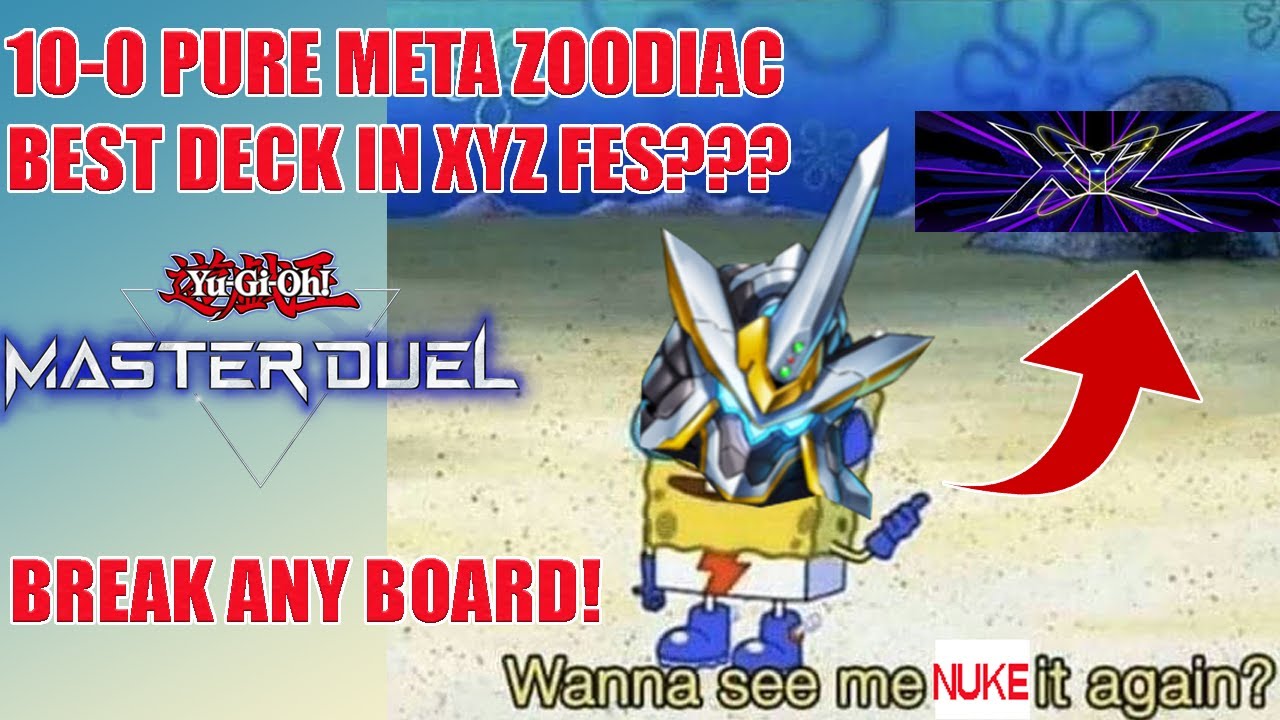 META PURE ZOODIAC GAMEPLAY + DECKLIST | READY FOR XYZ FESTIVAL EVENT [MASTER DUEL]