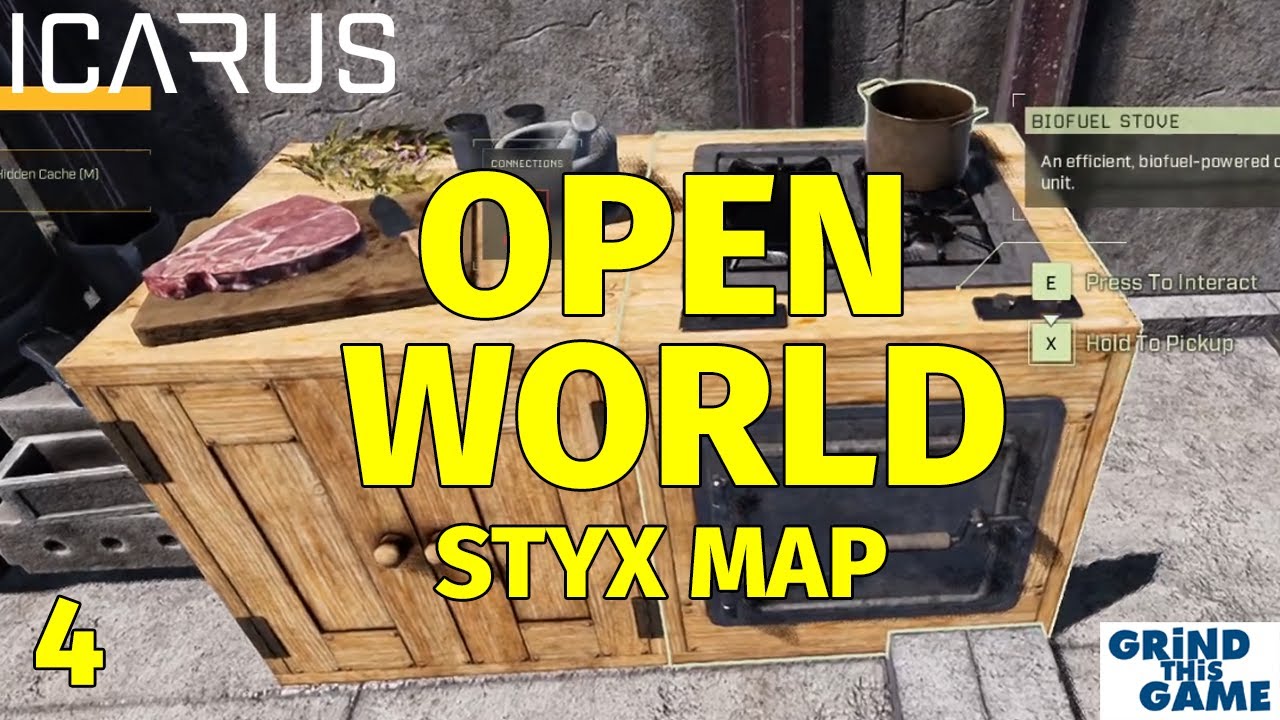 Pie in a Bunker and Deep Drilling #4 - Icarus Open World Styx Map
