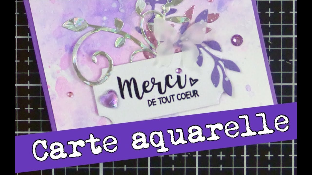TUTORIEL : CARTE FOND AQUARELLE (matériel Action)