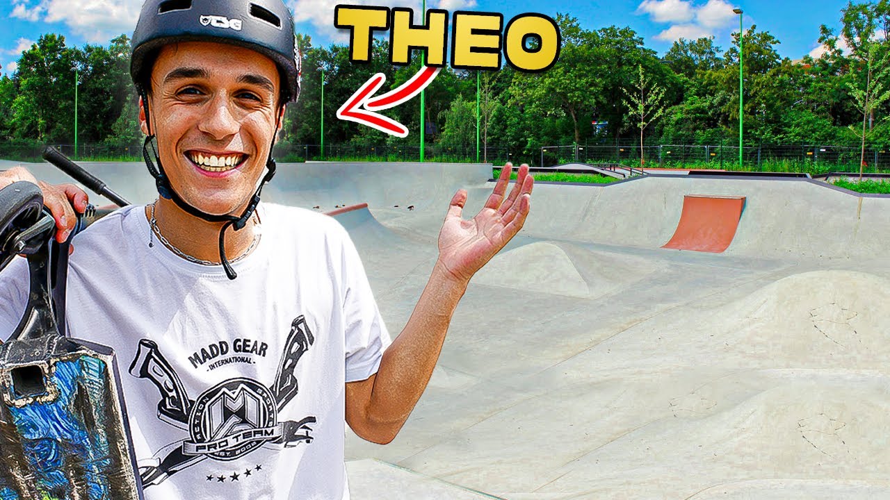 ich TESTE Theo's LOCAL Skatepark! *KRASS*