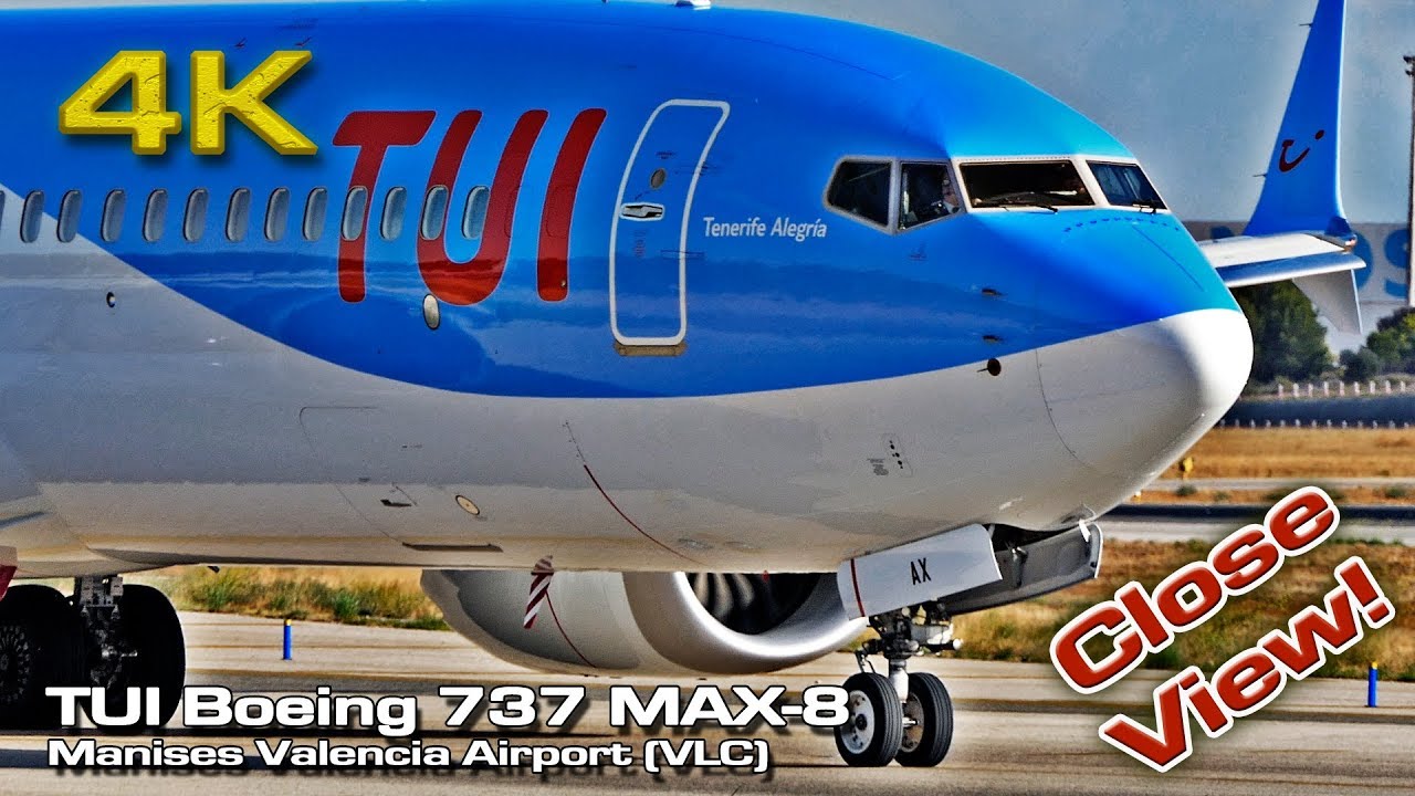 TUI Boeing 737 MAX-8 [4K] Valencia (OO-MAX) brand new!