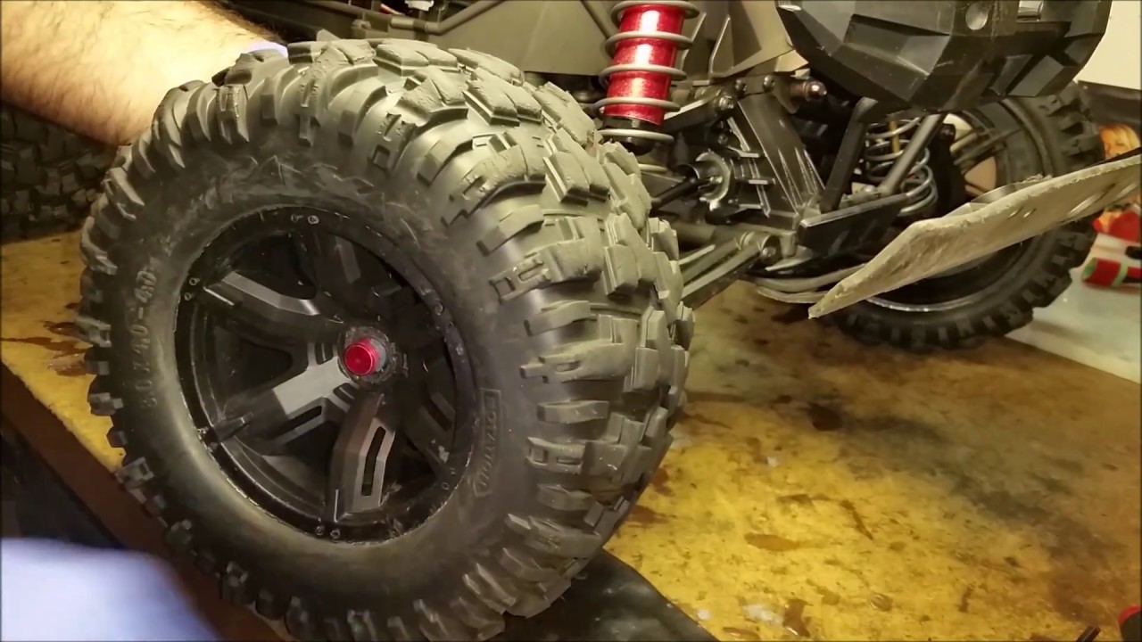 XMAXX  - How to Replace Bearings and Broken Drive Shaft