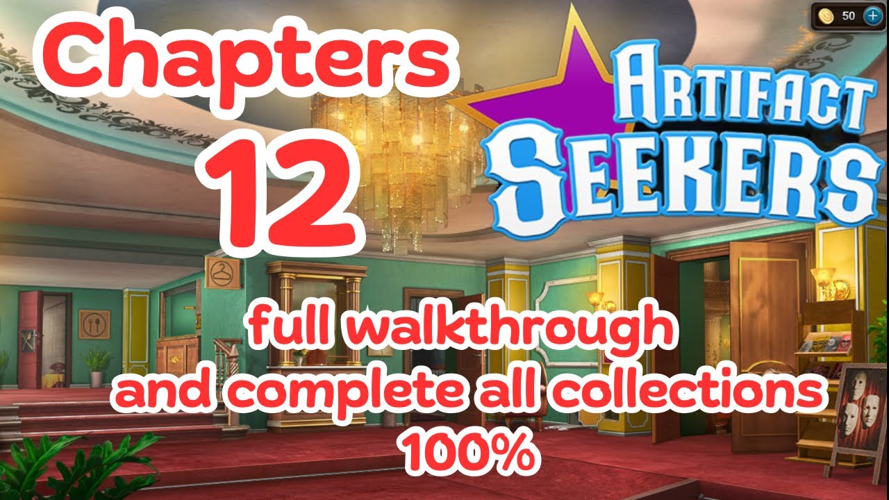 Artifact Seekers 12 Haunted Theatre Full Walkthrough (skip story) & complete all collections 100% 