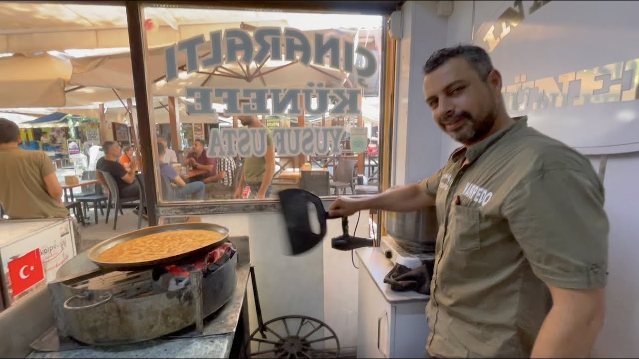 ANTAKYA / HATAY: Knafeh (künefe) @ Çınaraltı Künefe Yusuf Usta