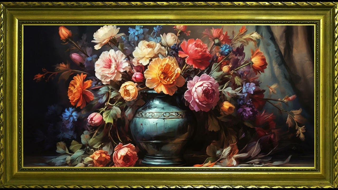Ultra Realistic Renaissance Style Oil Painting Wallpaper Tv Art Frame - Relaxing Music