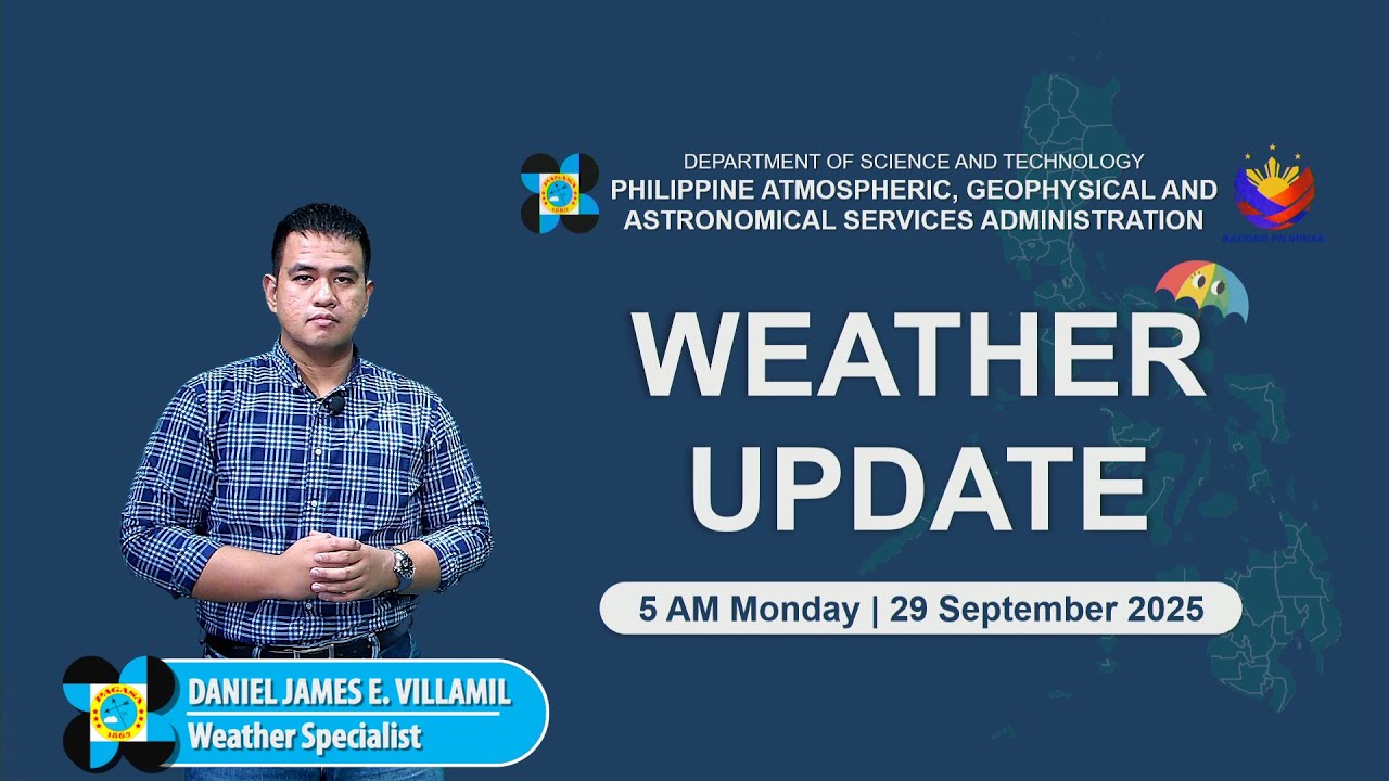 Public Weather Forecast issued at 5 AM | September 29, 2025 - Monday