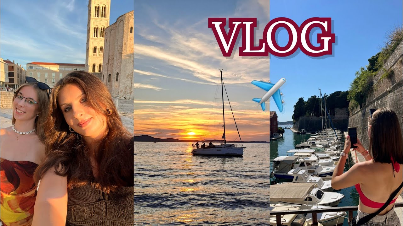 ZADAR VLOG | Lecimy do Chorwacji | Zwiedzamy Zadar | Wakacje z przyjaci&oacute;łką