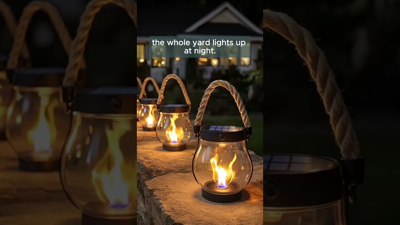 &ldquo;Solar Lantern Outdoor Lights ✨ Transform Your Backyard in Seconds! 🌙☀️ #Shorts&rdquo; #halloween2025