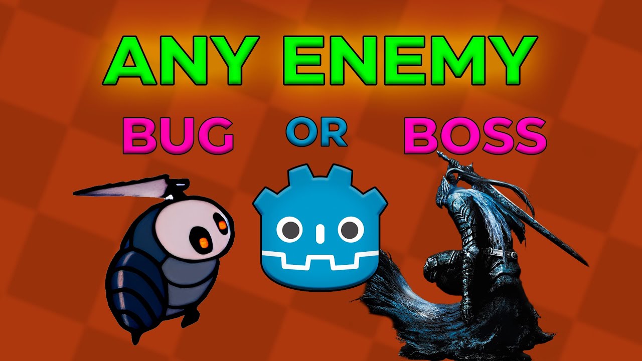 How to Godot about 95% enemies from action games