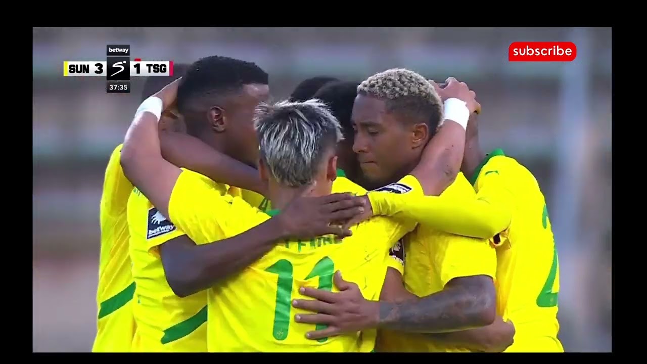 MAMELODI SUNDOWNS VS TS GALAXY HIGHLIGHTS & GOALS