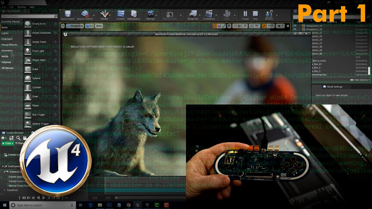 Unreal Engine - Pull Focus with Arduino (Part 1)