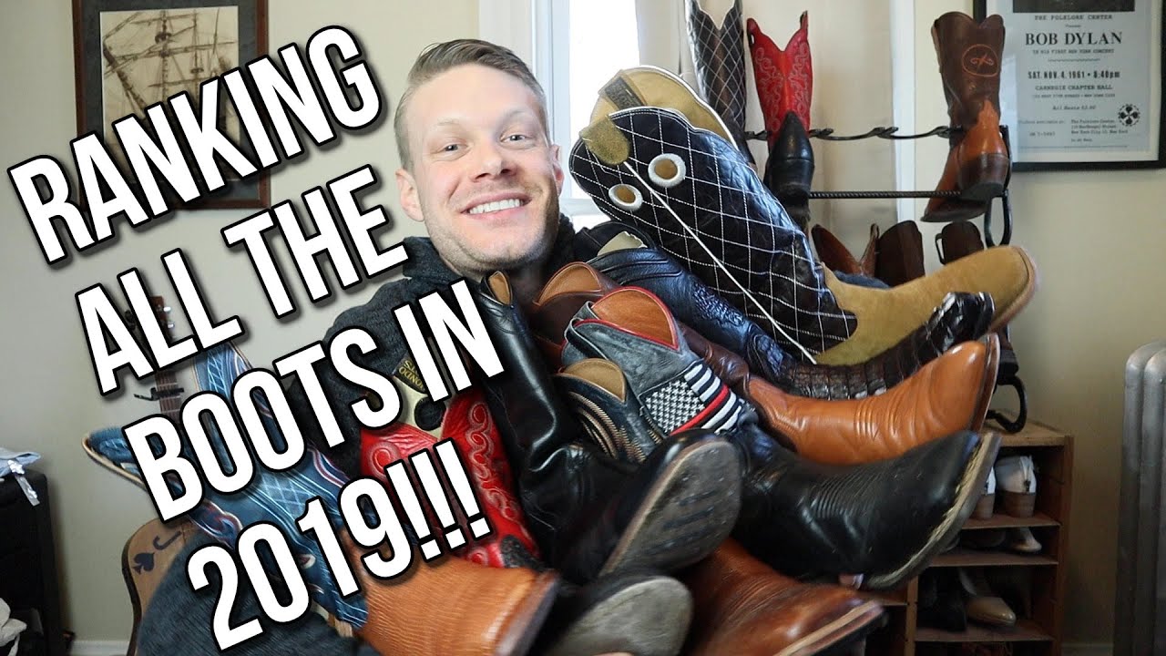 Ranking ALL the Cowboy Boots I Tried in 2019