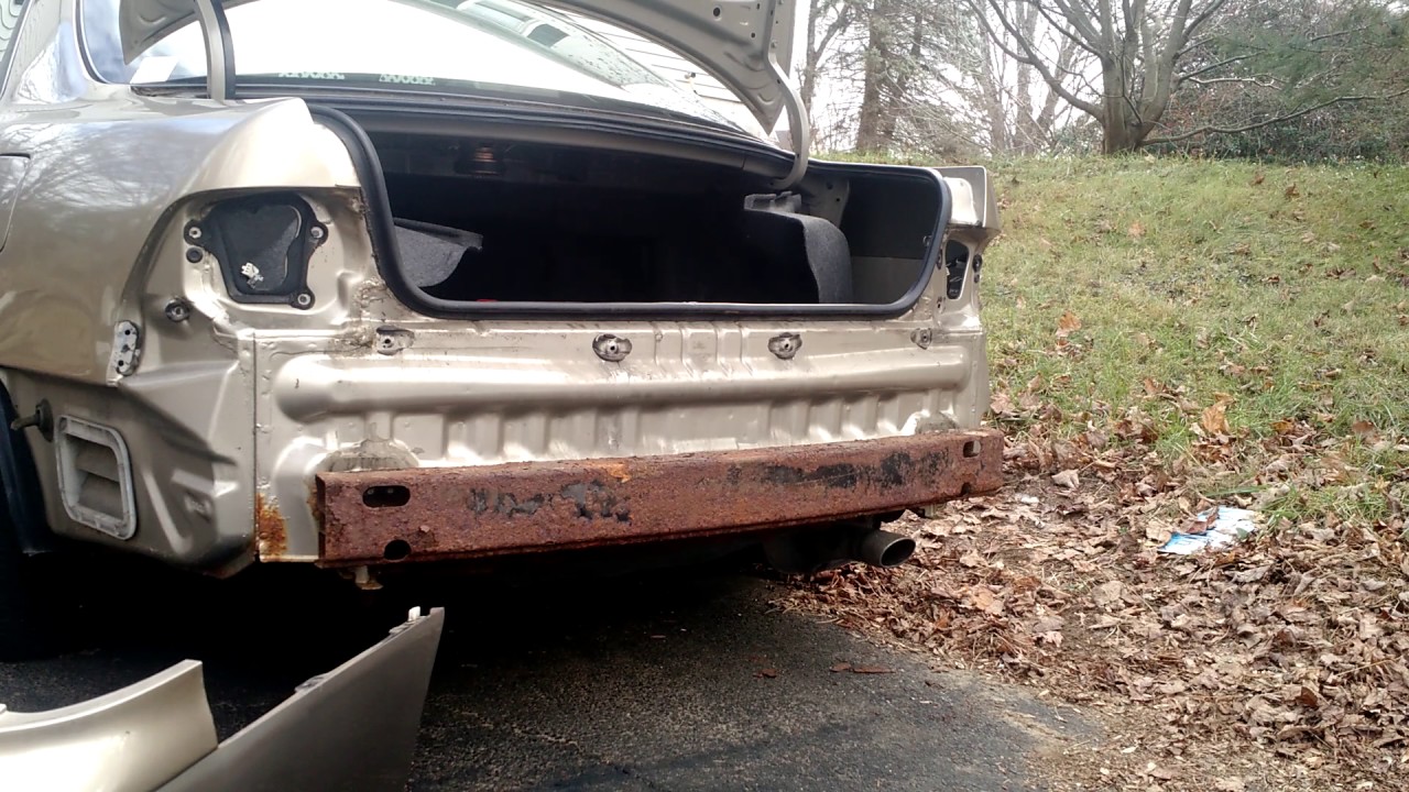 How to remove and replace a rear bumper on a 2000 Lexus ES300