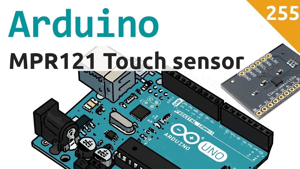 Usare una scheda multi touch mpr121 con Arduino - Video 255
