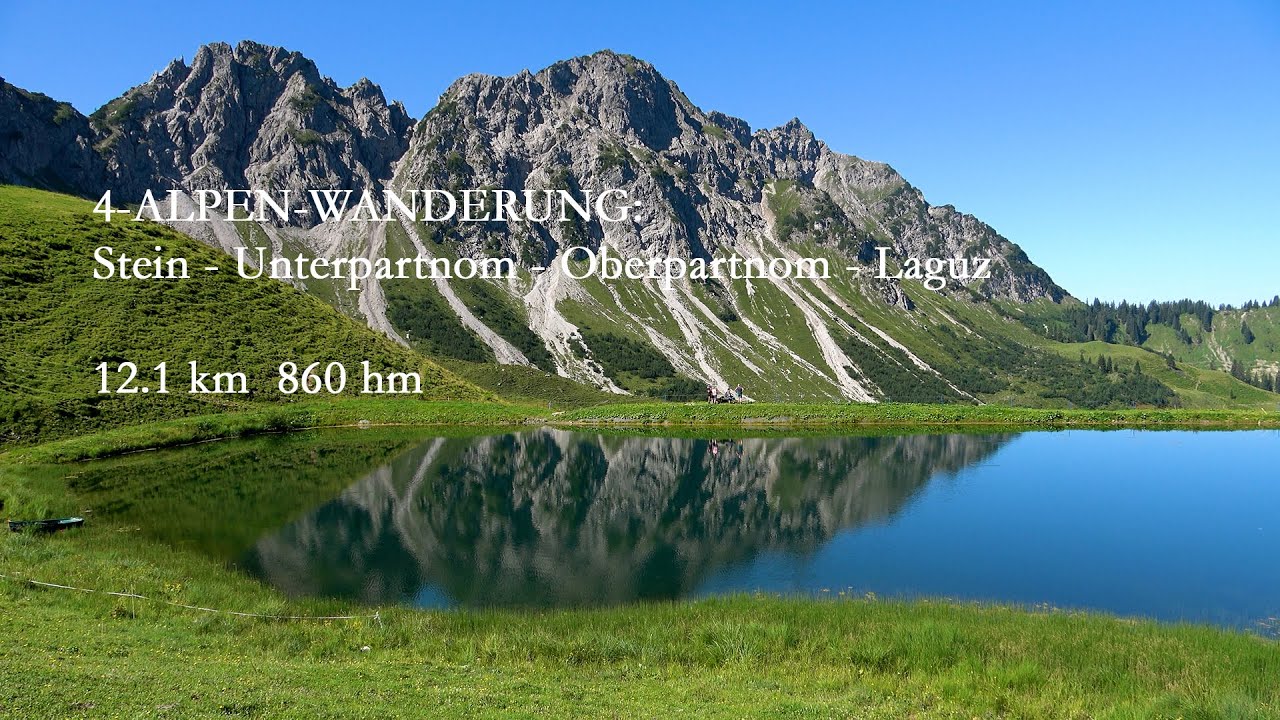 4-Alpen-Wanderung im Biosphärenpark Großwalsertal