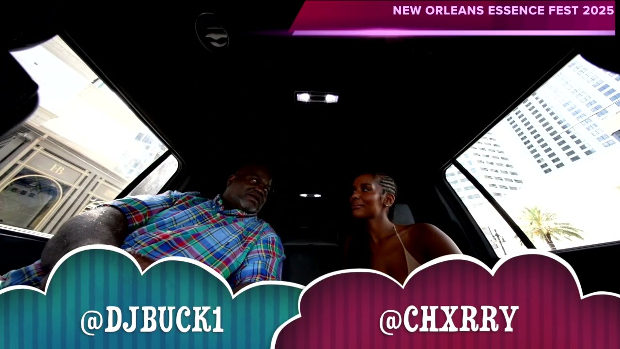 Dj Buck jumps into a SUV and finds Chxrry in truck