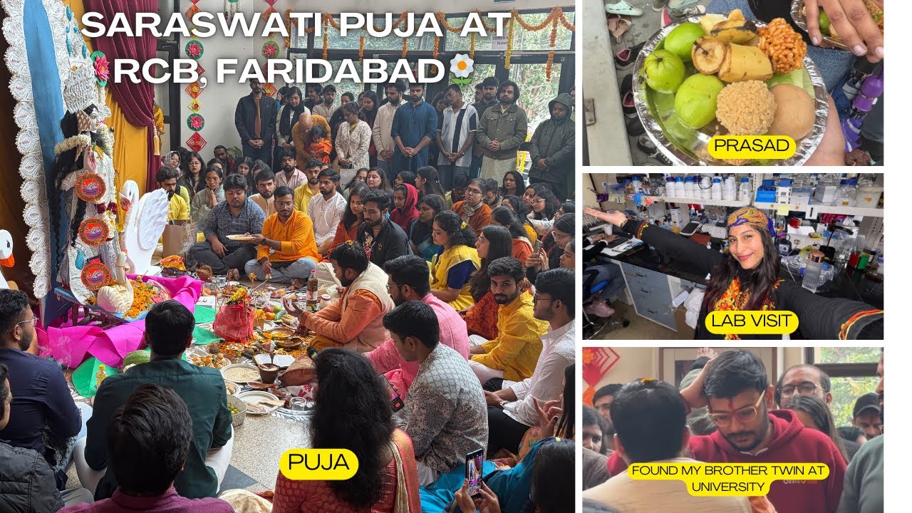 Rainy day & Saraswati Puja vibes 🌧️✨| From struggling to reach University😮‍💨 | Real campus life
