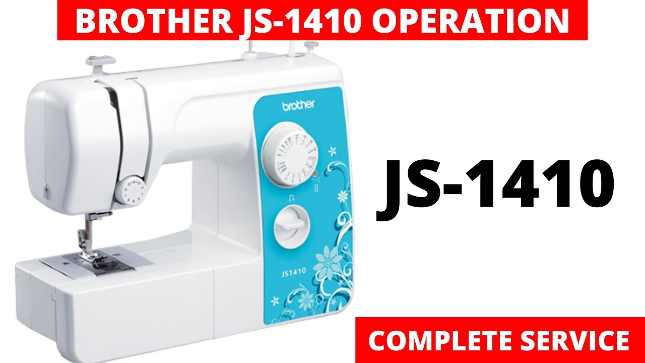 Brother JS-1410 Operation