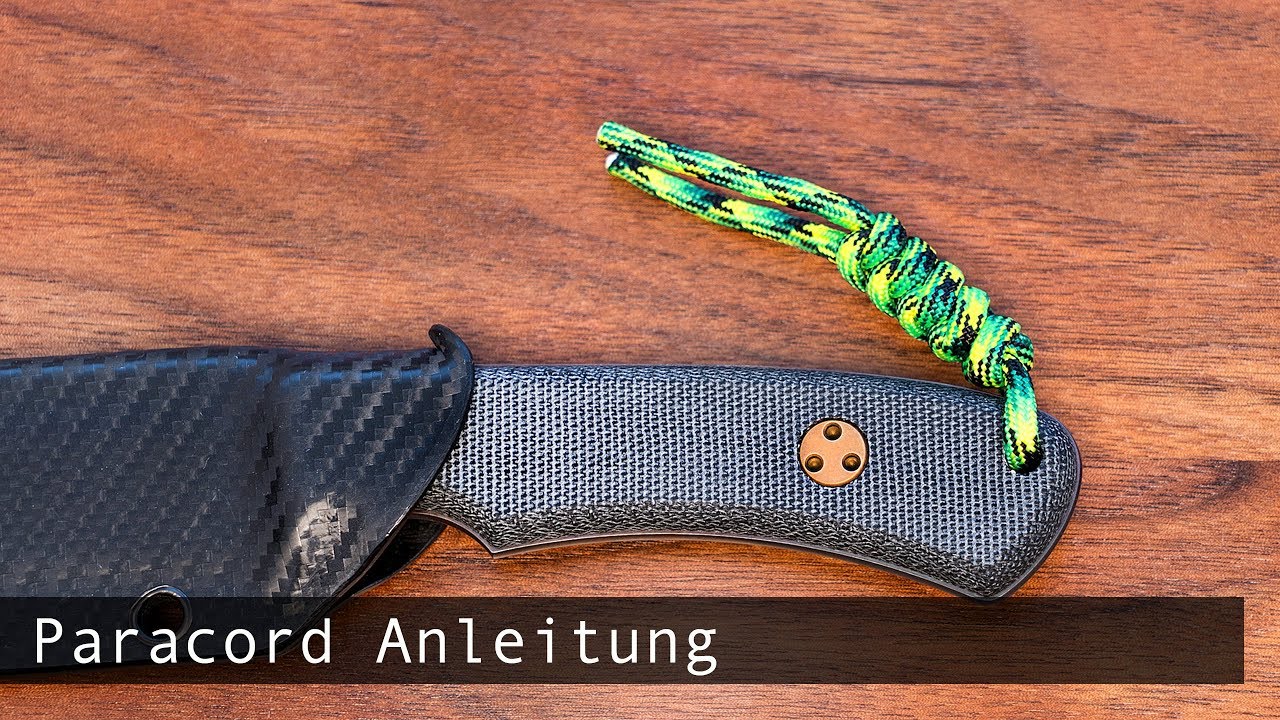 Paracord Lanyard Schlangenknoten Schlangen Knoten Snake Knot Anleitung