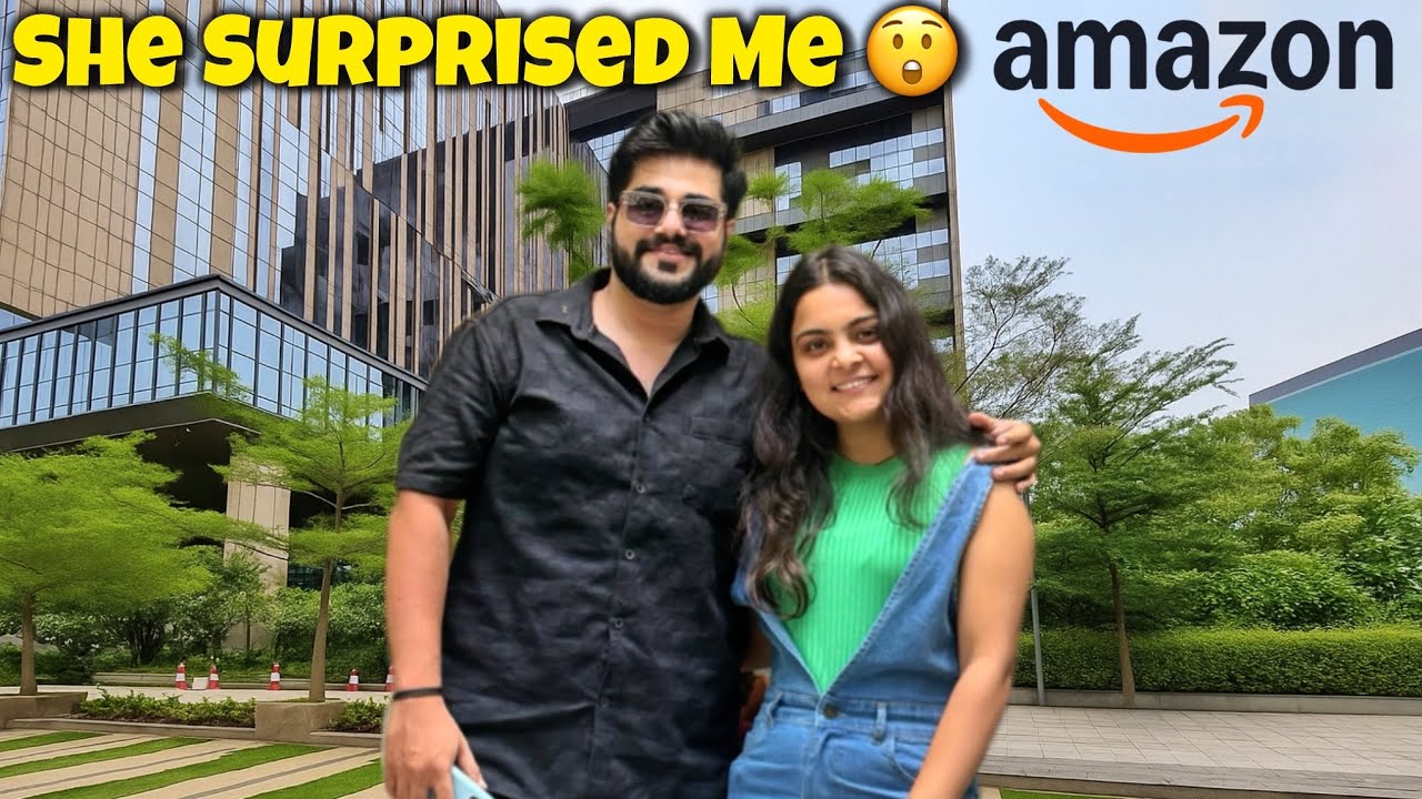 I Took Her INSIDE Amazon’s LARGEST (HYD 13) Campus🔥| Most UNEXPECTED Visit🤯| Sagar Tumkur