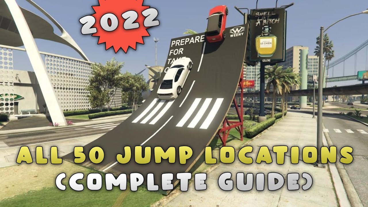GTA V: Все места для прыжков с парашютом 50/50 (Полное руководство) [РЕМАСТЕР 2022]