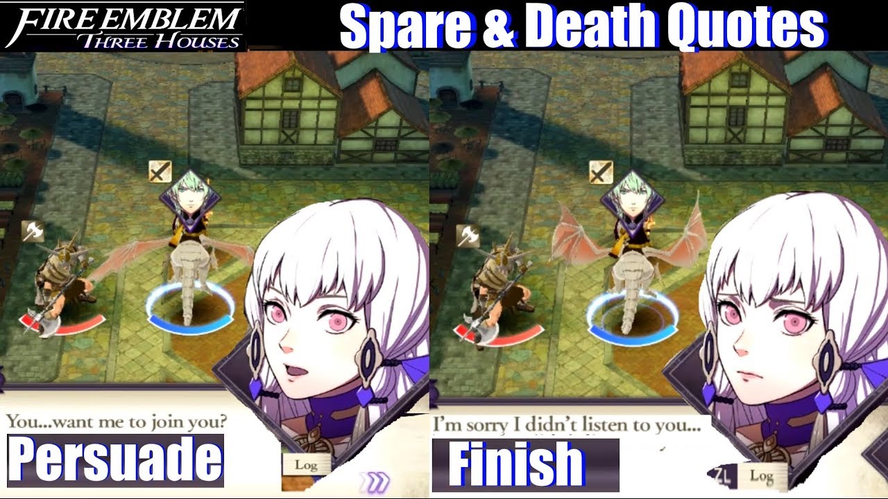 FE3H Spare Life & Death Quotes (POV Black Eagles) - Fire Emblem Three Houses