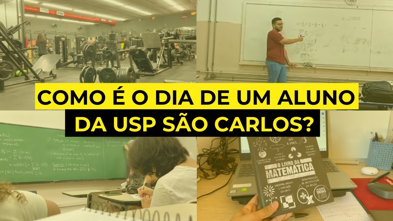 COMO É UM DIA SENDO ALUNO DA USP DE SÃO CARLOS? | VLOG DAS MINHAS ATIVIDADES