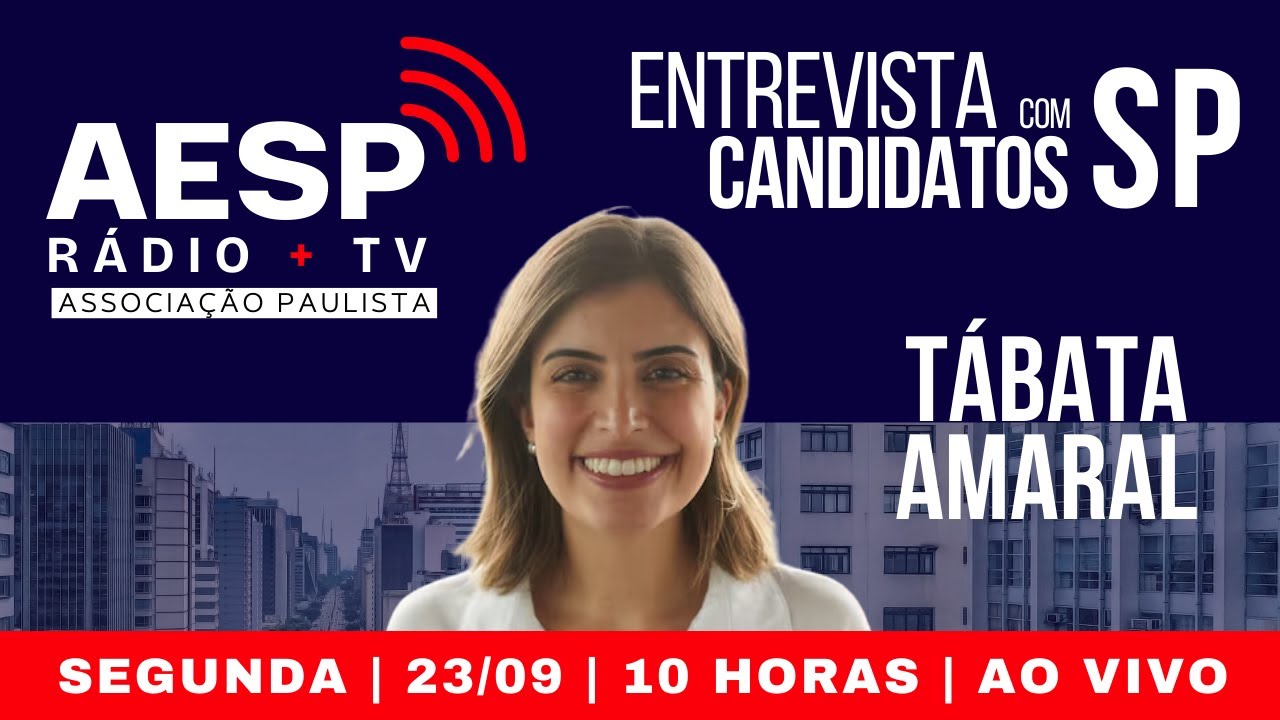 Tábata Amaral - AESP Entrevista com Candidatos SP