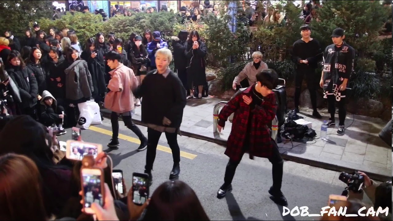 171111 디오비 DOB 홍대공연 (효진+태영+태유) / 하이라이트 - 얼굴 찌푸리지 말아요