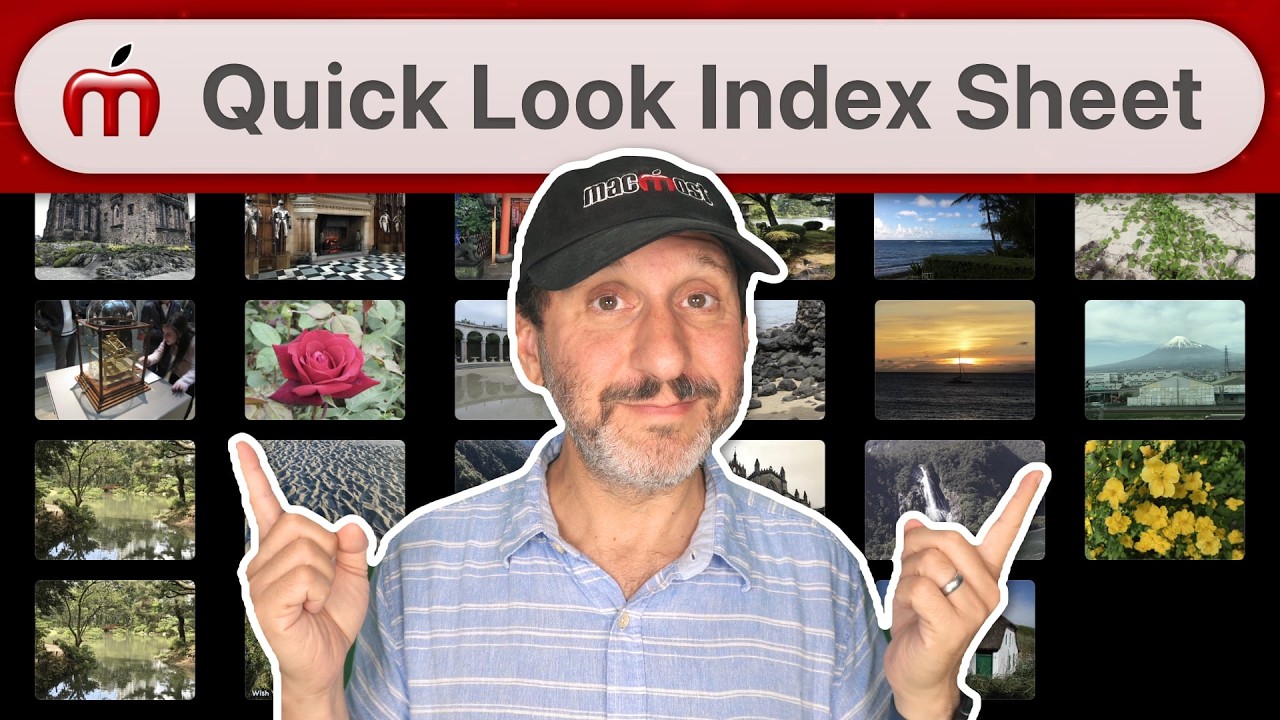 Previewing Images With the Quick Look Index Sheet