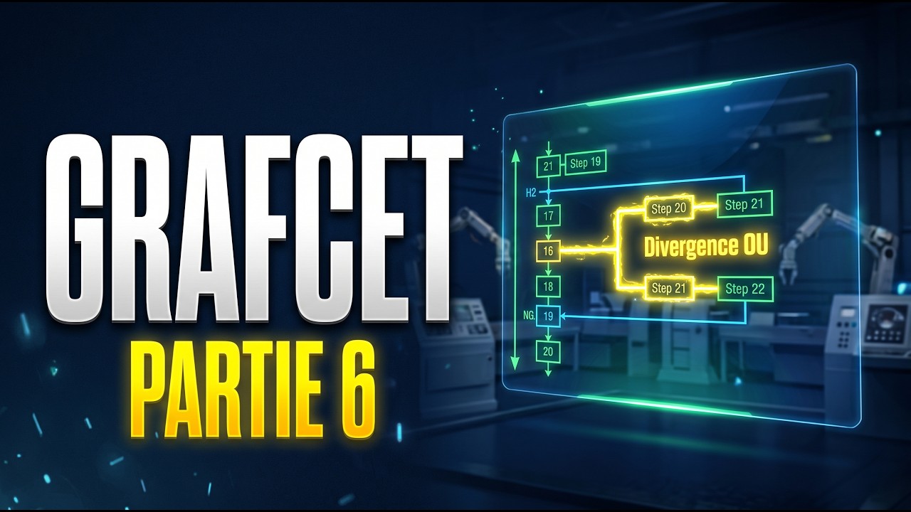 Explication de cours Grafcet-Fonction OU/OR # 6 (بالعربية)