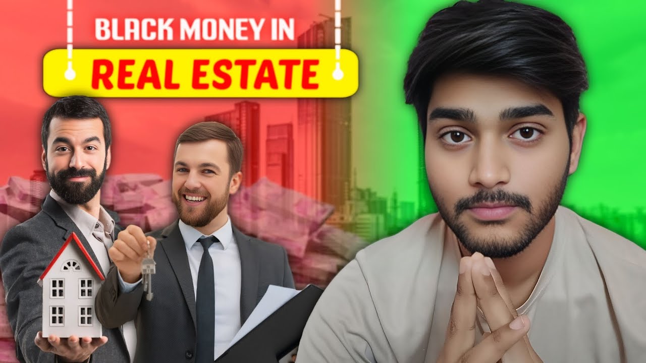Black money is converted into white cash through real estate.