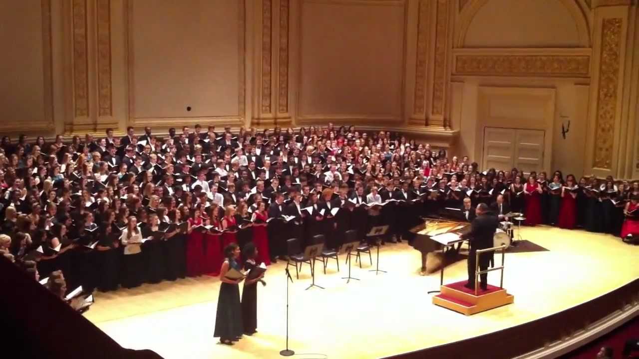 Let Everything that Hath Breath - National Youth Choir - Carnegie Hall March 2012