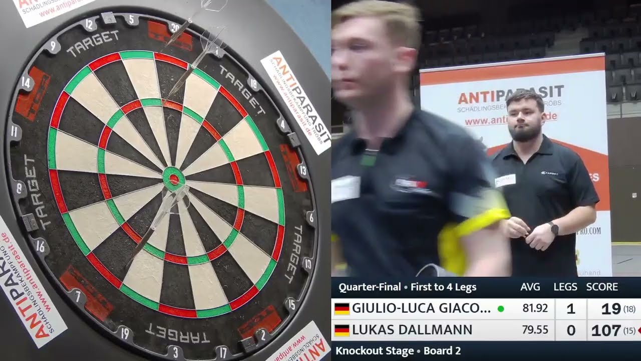 Giulio-Luca Giacone vs Lukas Dallmann Highlights / SDC Rookies Series 2 Quarter-Final 2025/26