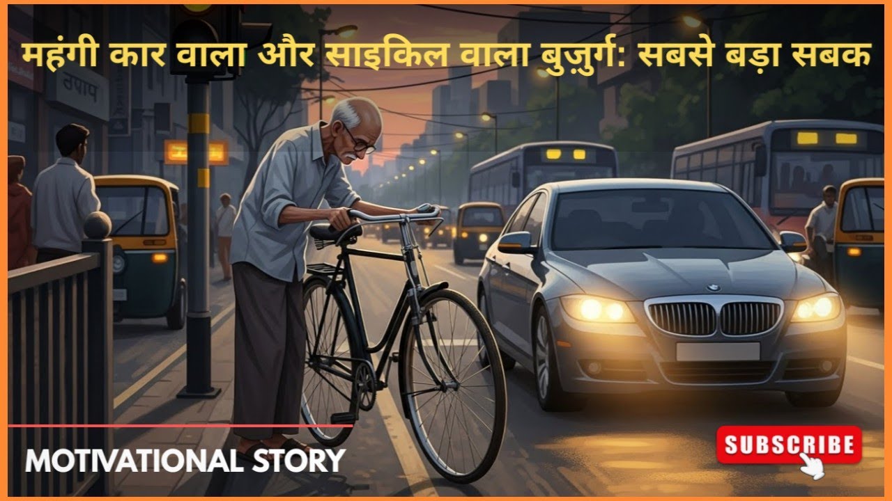 महंगी कार वाला और साइकिल वाला बुज़ुर्ग  सबसे बड़ा सबक  ll Motivational Story ll The Story Element 