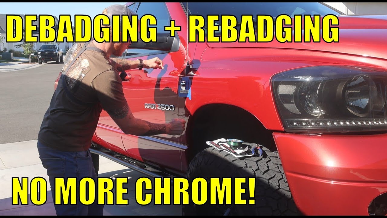 How to Debadge & Rebadge a 3rd Gen Cummins | Clean Look for Your 2006 Dodge Ram 2500