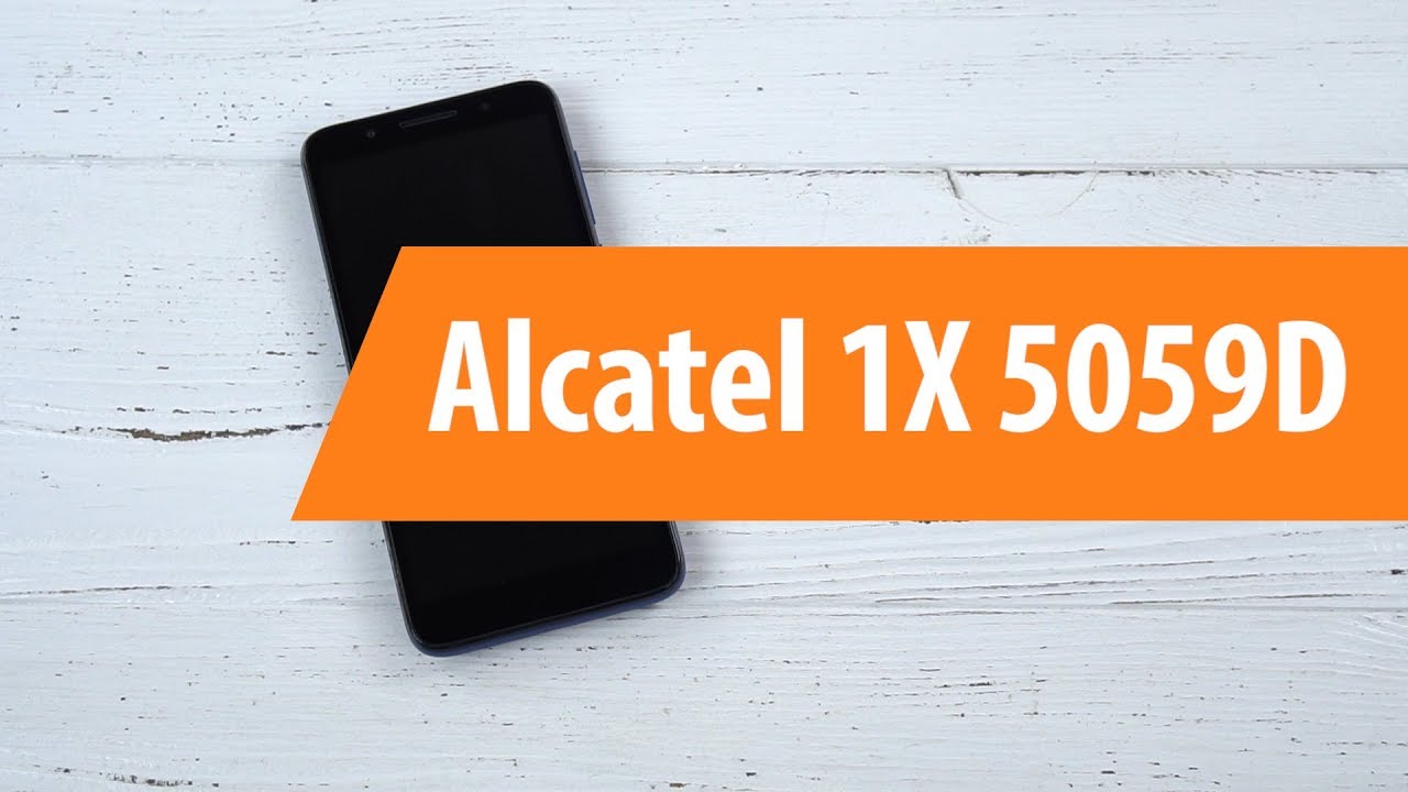 Распаковка смартфона Alcatel 1X 5059D / Unboxing Alcatel 1X 5059D