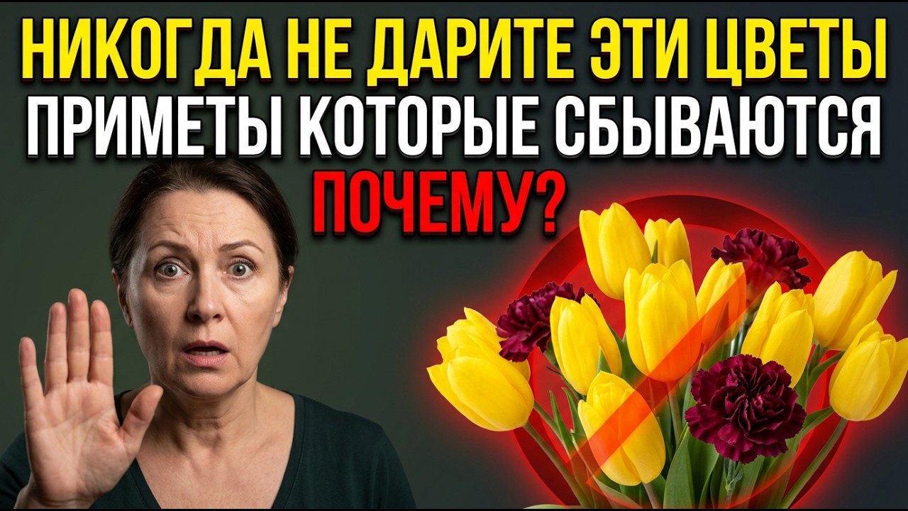 Эти цветы НЕЛЬЗЯ дарить и держать дома. Что делать, если уже подарили