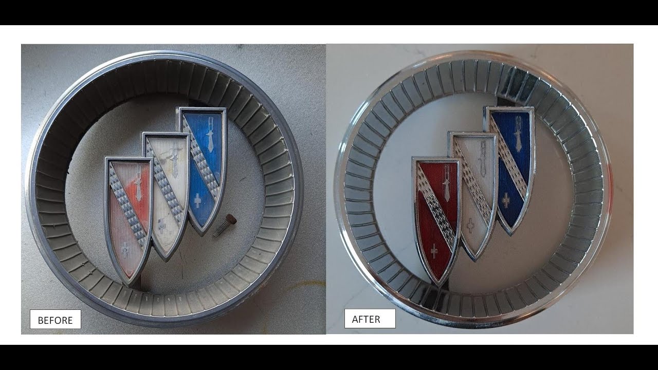How to restore a 1963 Buick Front Emblem