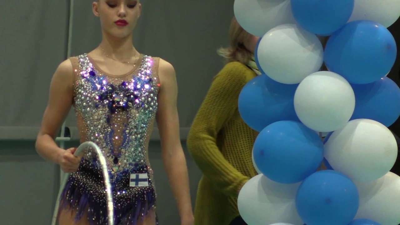 rhythmic gymnastics Rebecca Gergalo hoop Imatra 26.3.2017
