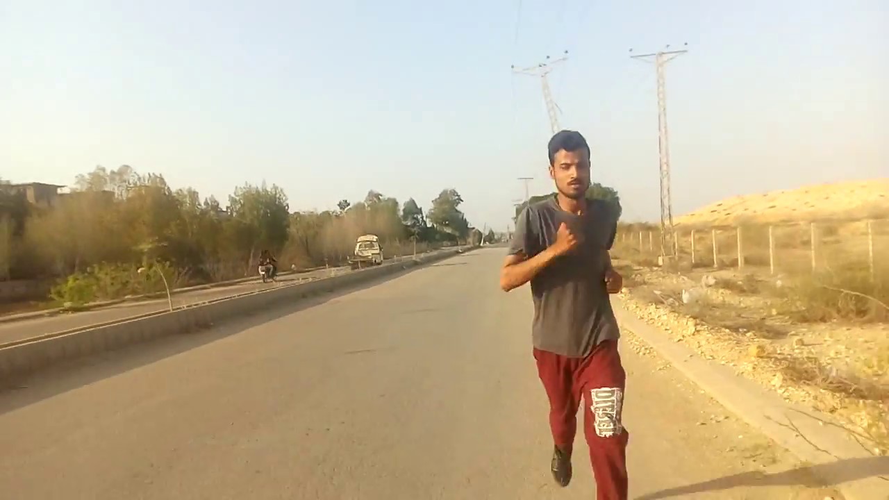 Motorway police running test hamza Hyderabad