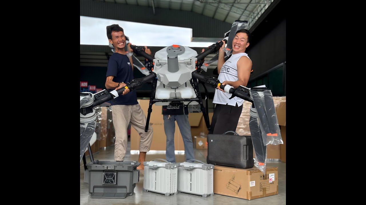 ของใหม่มาแล้ว! DJI AGRAS T100 | T70P | T25Pบินแรงกว่า พ่นแม่นกว่า ประหยัดเวลาก BUG AWAY THAILAND