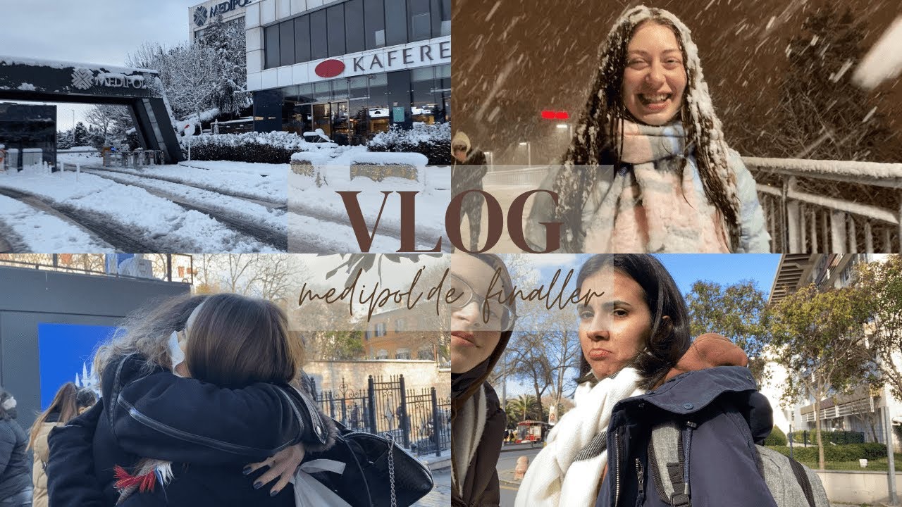 MEDİPOL'DE FİNAL HAFTASI! Karlar altında İstanbul, büte nasıl kalınır I haftalık vlog #2