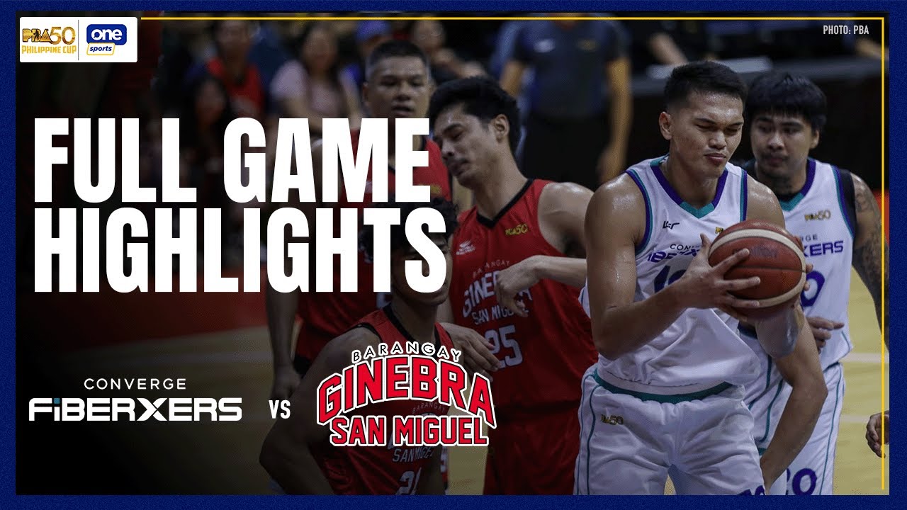 CONVERGE vs BRGY. GINEBRA | FULL GAME HIGHLIGHTS | PBA SEASON 50 PHILIPPINE CUP | NOV 14, 2025
