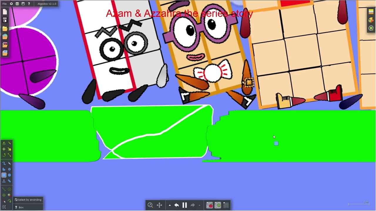 numberblocks algodoo floor is lava