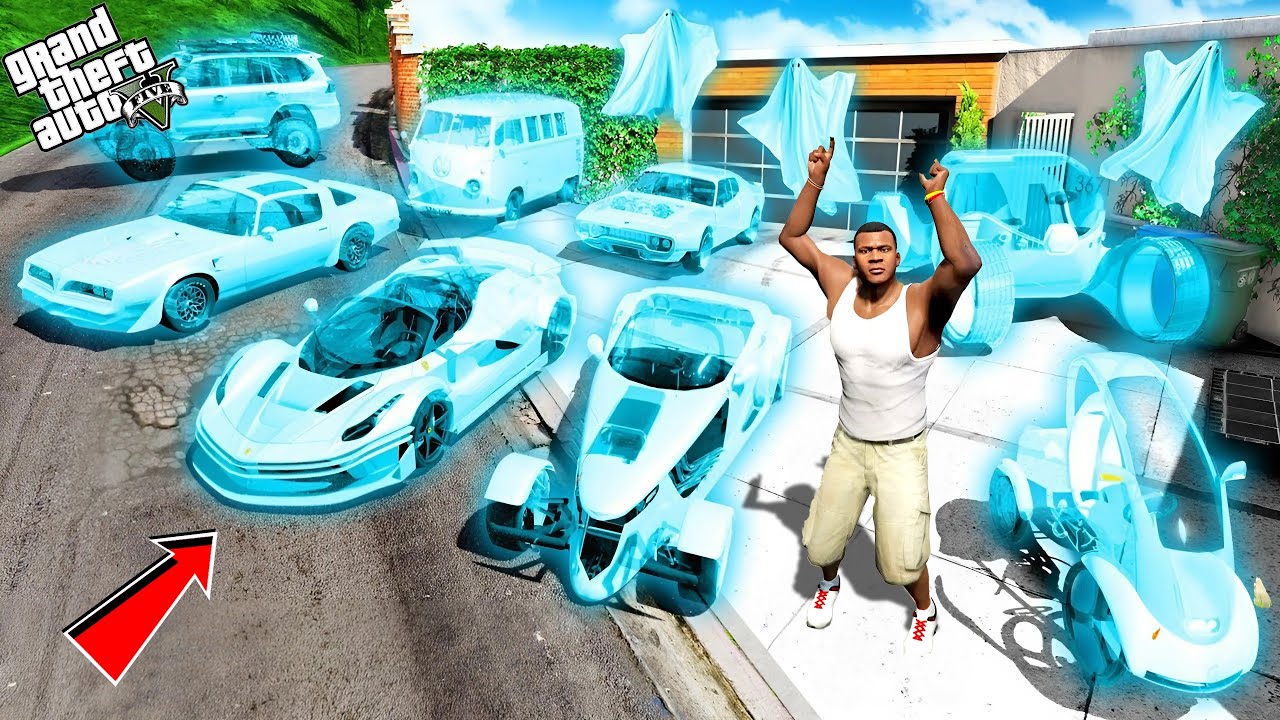 Franklin Collecting SECRET GHOST CAR in GTA 5