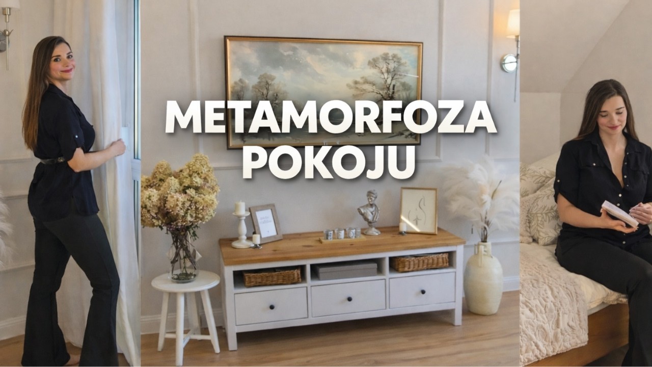 METAMORFOZA MOJEGO POKOJU I Sypialnia, studio nagrań, garderoba, toaletka - moje miejsce
