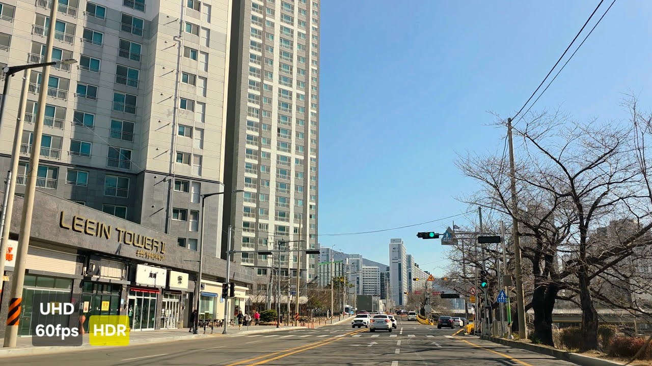 겨울 부산 동래구 드라이브 | Winter Busan Drive | 冬の釜山ドライブ | 钢琴 Piano